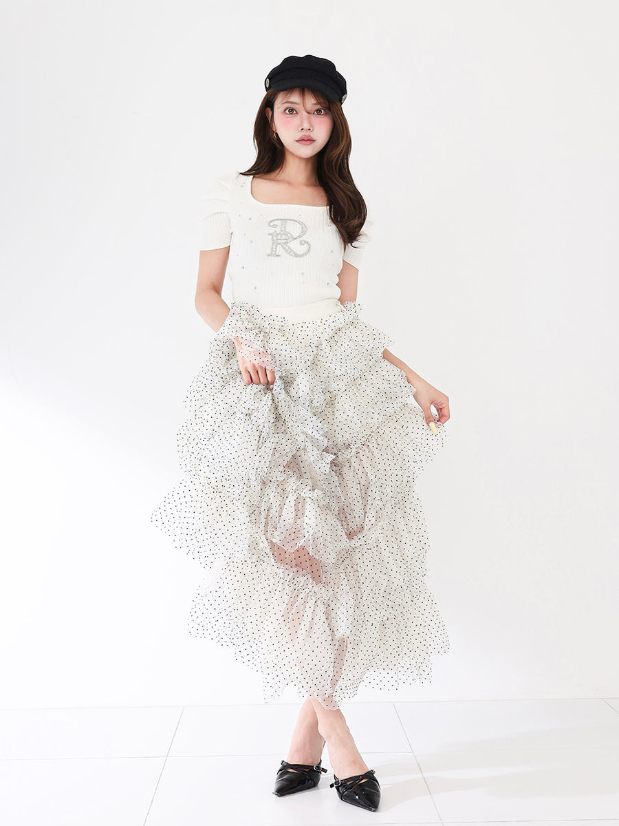 モデル：163cm（着用サイズ：FREE　着用カラー：WHT）