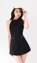 モデル：163cm（着用サイズ：FREE　着用カラー：BLK）