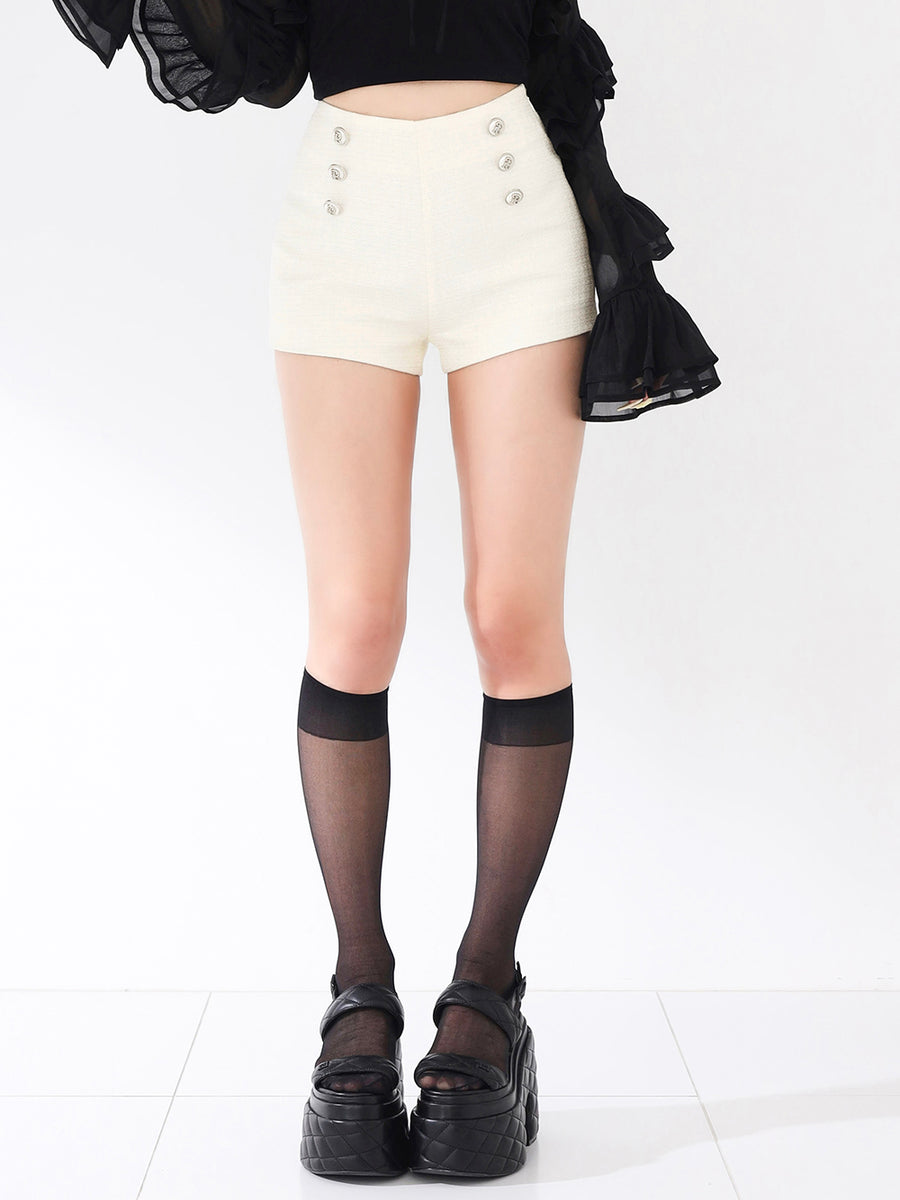 モデル：163cm（着用サイズ：S　着用カラー：IVO）