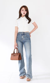 モデル：163cm（着用サイズ：FREE　着用カラー：WHT）