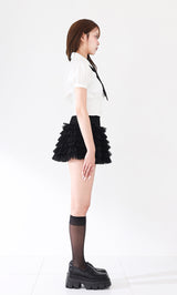 モデル：163cm（着用サイズ：FREE　着用カラー：WHT）
