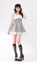 モデル：163cm（着用サイズ：FREE　着用カラー：GRY）