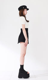 モデル：163cm（着用サイズ：FREE　着用カラー：WHT）