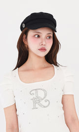 モデル：163cm（着用サイズ：FREE　着用カラー：WHT）
