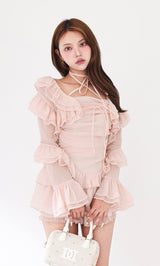 モデル：163cm（着用サイズ：FREE　着用カラー：PNK）