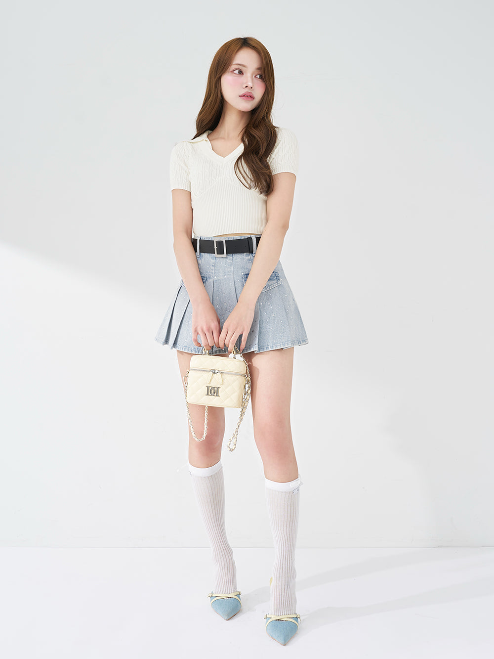 モデル：163cm（着用サイズ：FREE　着用カラー：WHT）