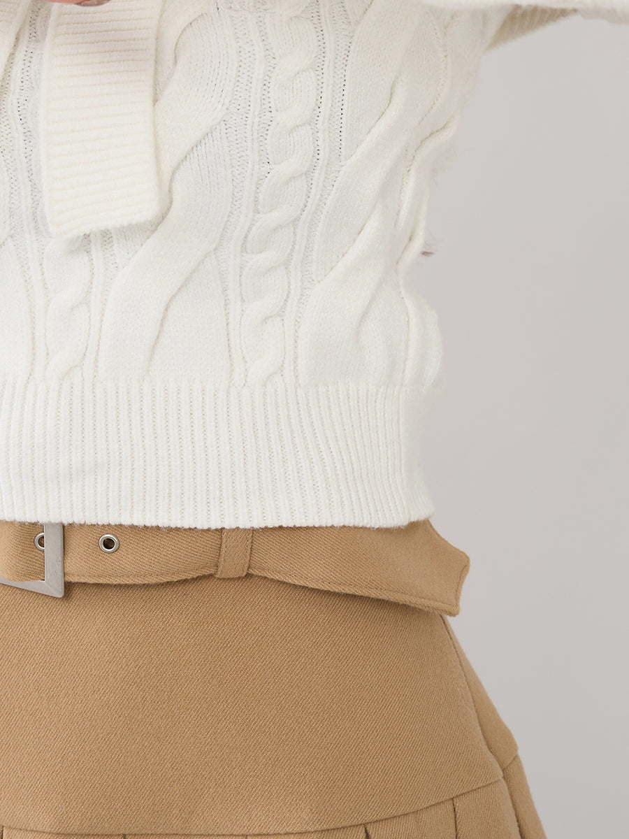 モデル：163cm（着用サイズ：FREE　着用カラー：WHT）