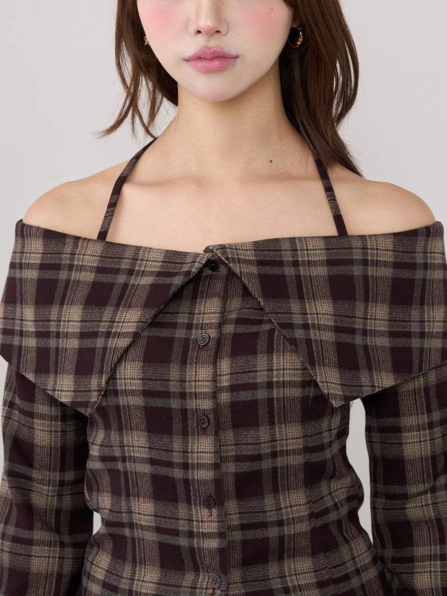 モデル：163cm（着用サイズ：FREE　着用カラー：BRN）