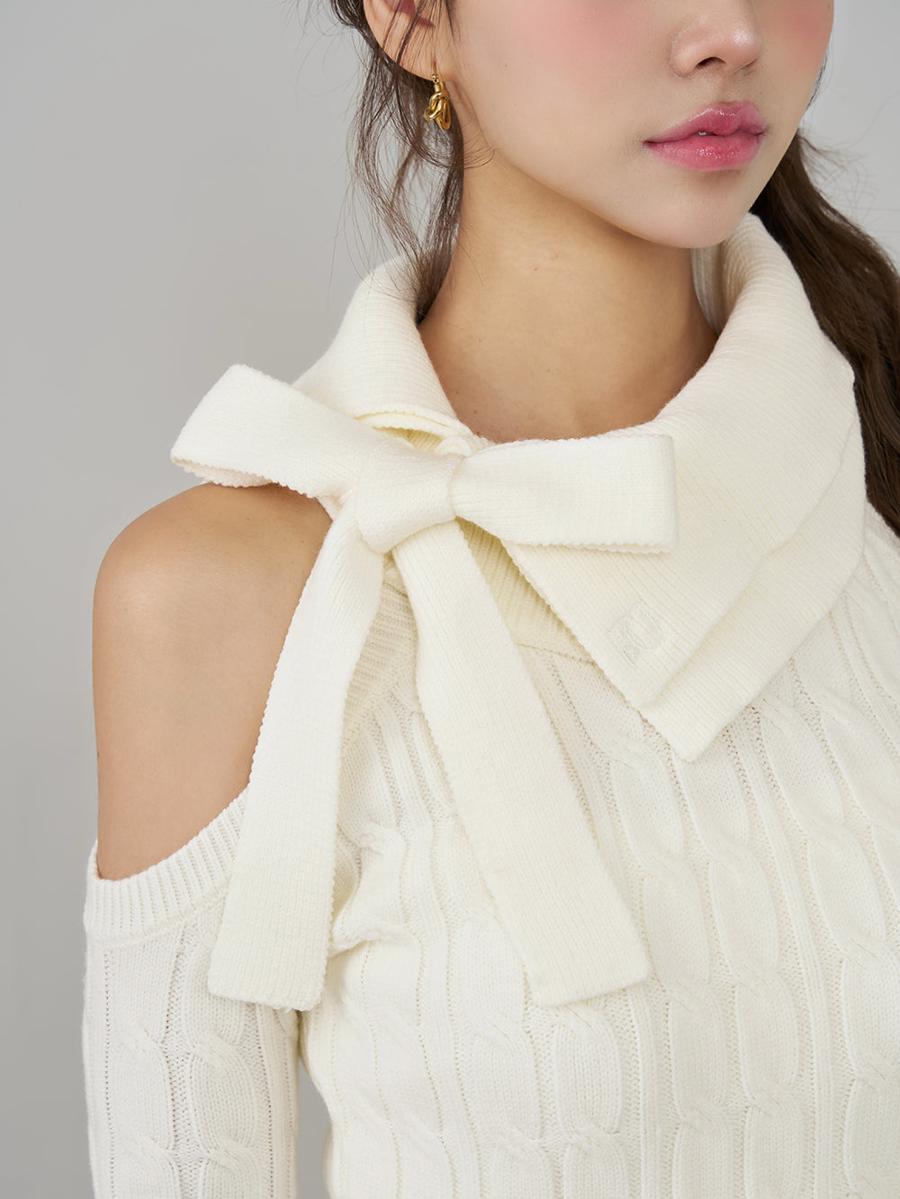 アメスリフレアニットミニワンピース