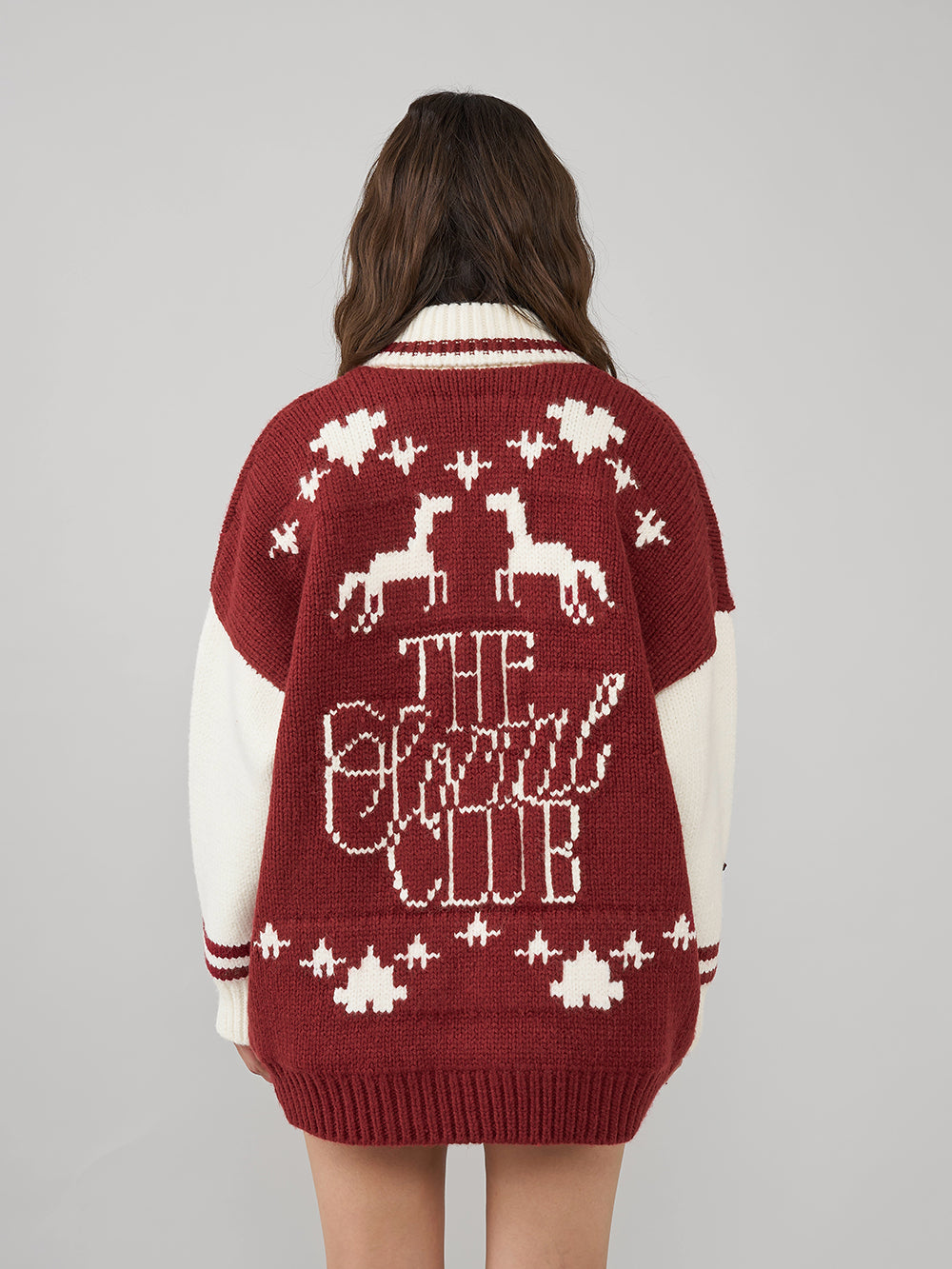 THE Social CLUBニットブルゾン