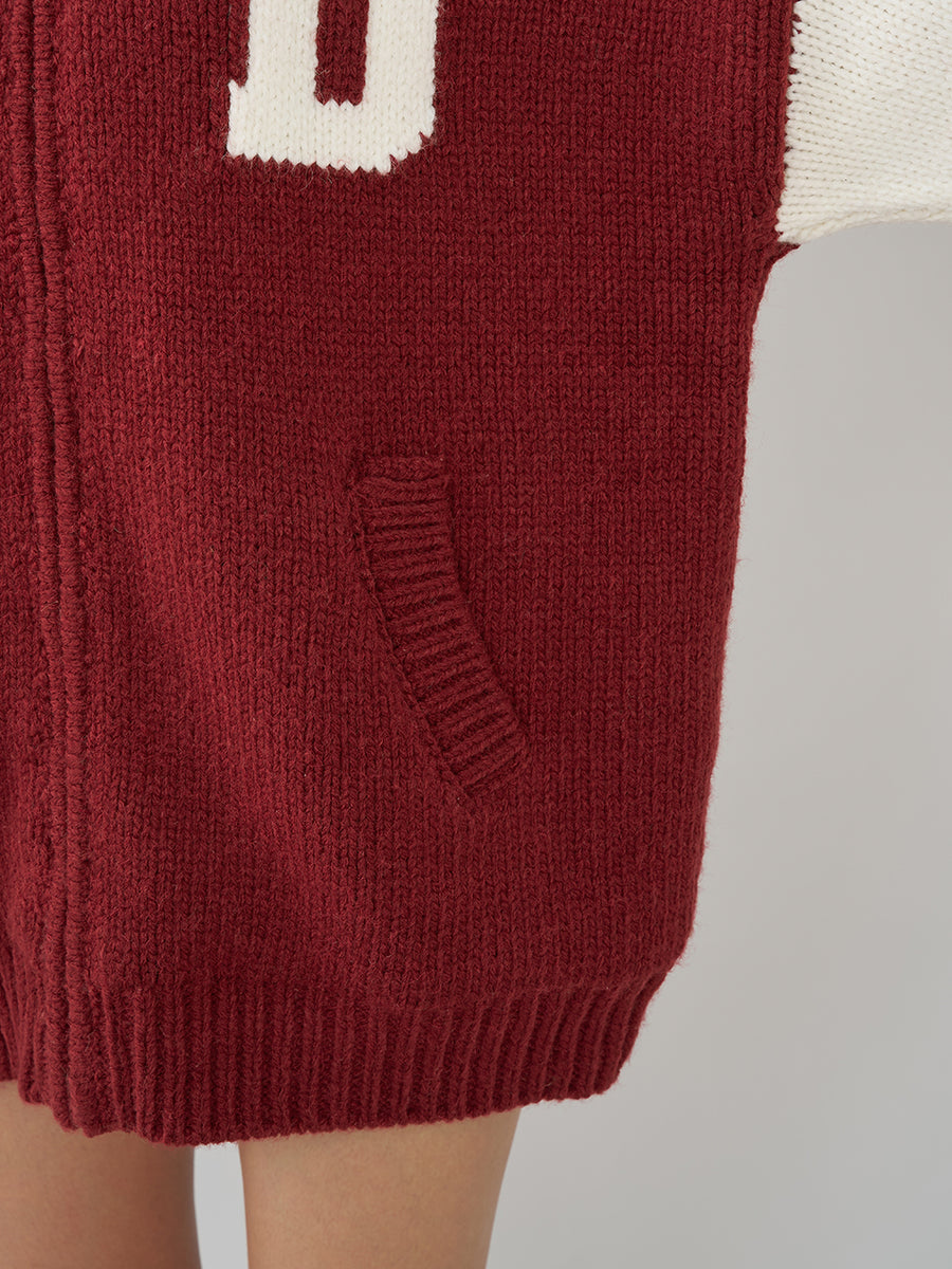 モデル：163cm（着用サイズ：FREE　着用カラー：BRD）