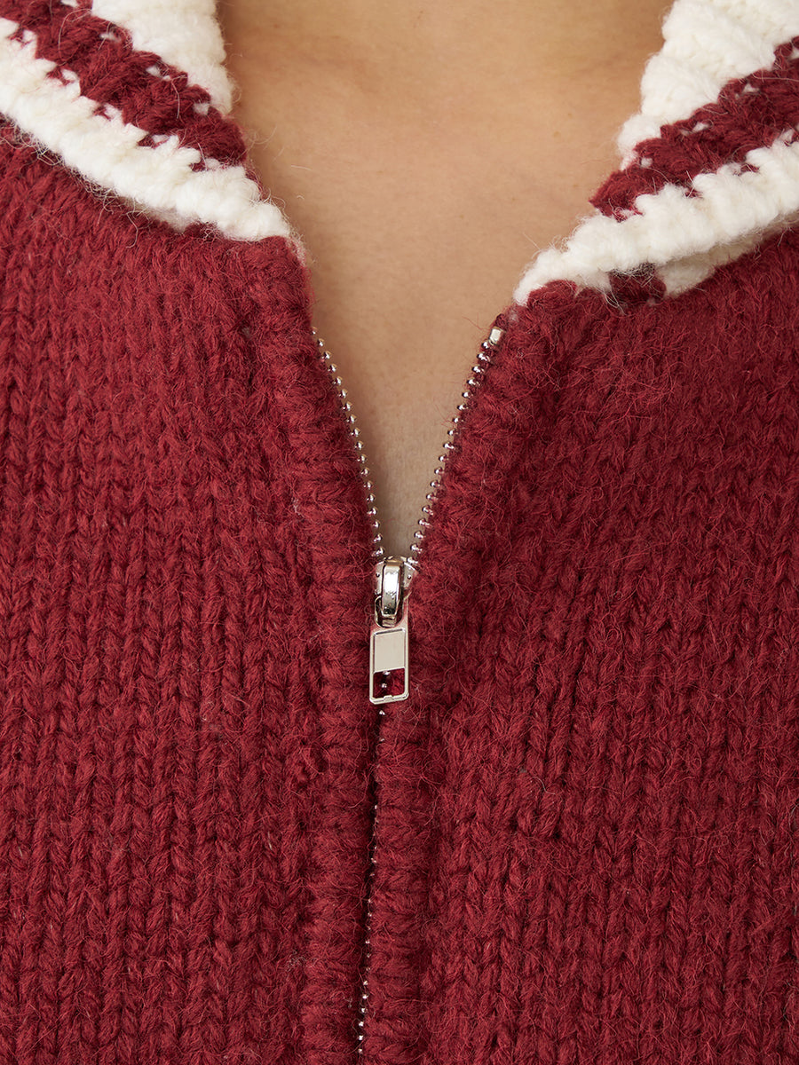 モデル：163cm（着用サイズ：FREE　着用カラー：BRD）