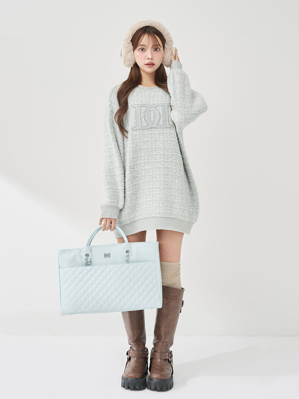 サイズ：FREE　カラー：SAX