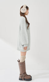 モデル：163cm（着用サイズ：FREE　着用カラー：SAX）