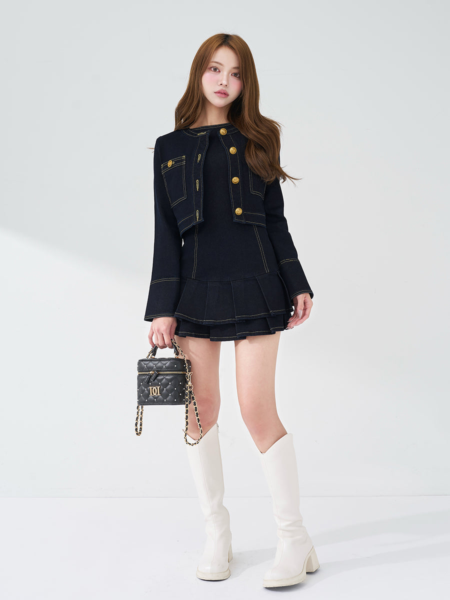 モデル：163cm（着用サイズ：FREE　着用カラー：IND）