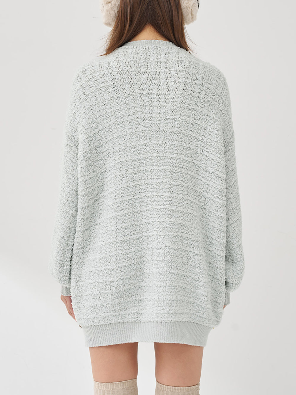 モデル：163cm（着用サイズ：FREE　着用カラー：SAX）