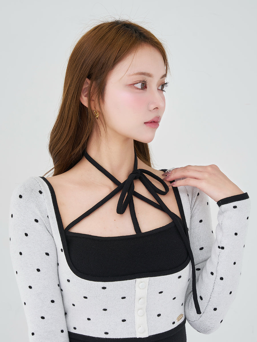 モデル：163cm（着用サイズ：FREE　着用カラー：WHT）