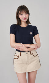モデル：163cm（着用サイズ：FREE　着用カラー：NVY）