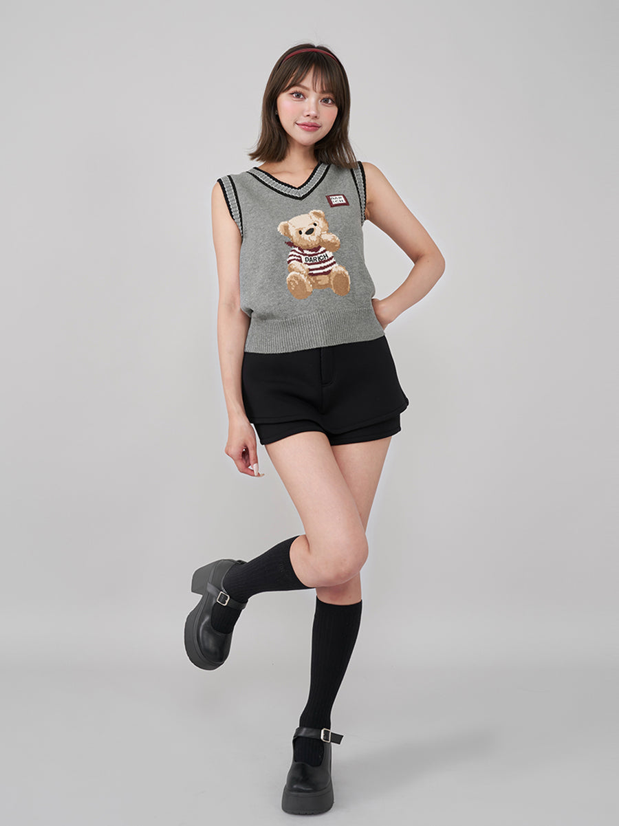 モデル：163cm（着用サイズ：FREE　着用カラー：GRY）
