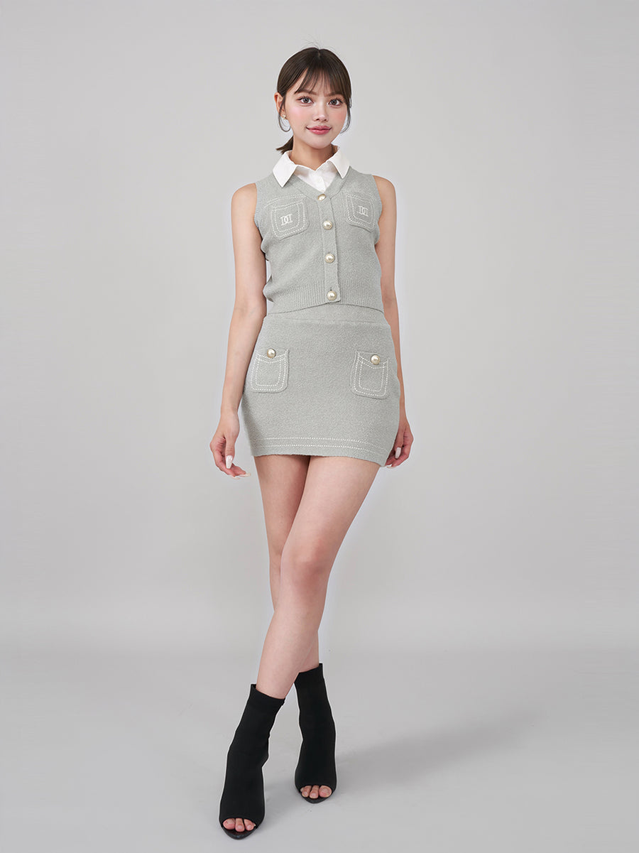 モデル：163cm（着用サイズ：FREE　着用カラー：GRY）