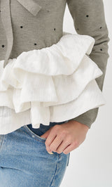 モデル：163cm（着用サイズ：FREE　着用カラー：GRY）