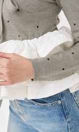 モデル：163cm（着用サイズ：FREE　着用カラー：GRY）