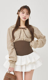 モデル：163cm（着用サイズ：FREE　着用カラー：BEG）