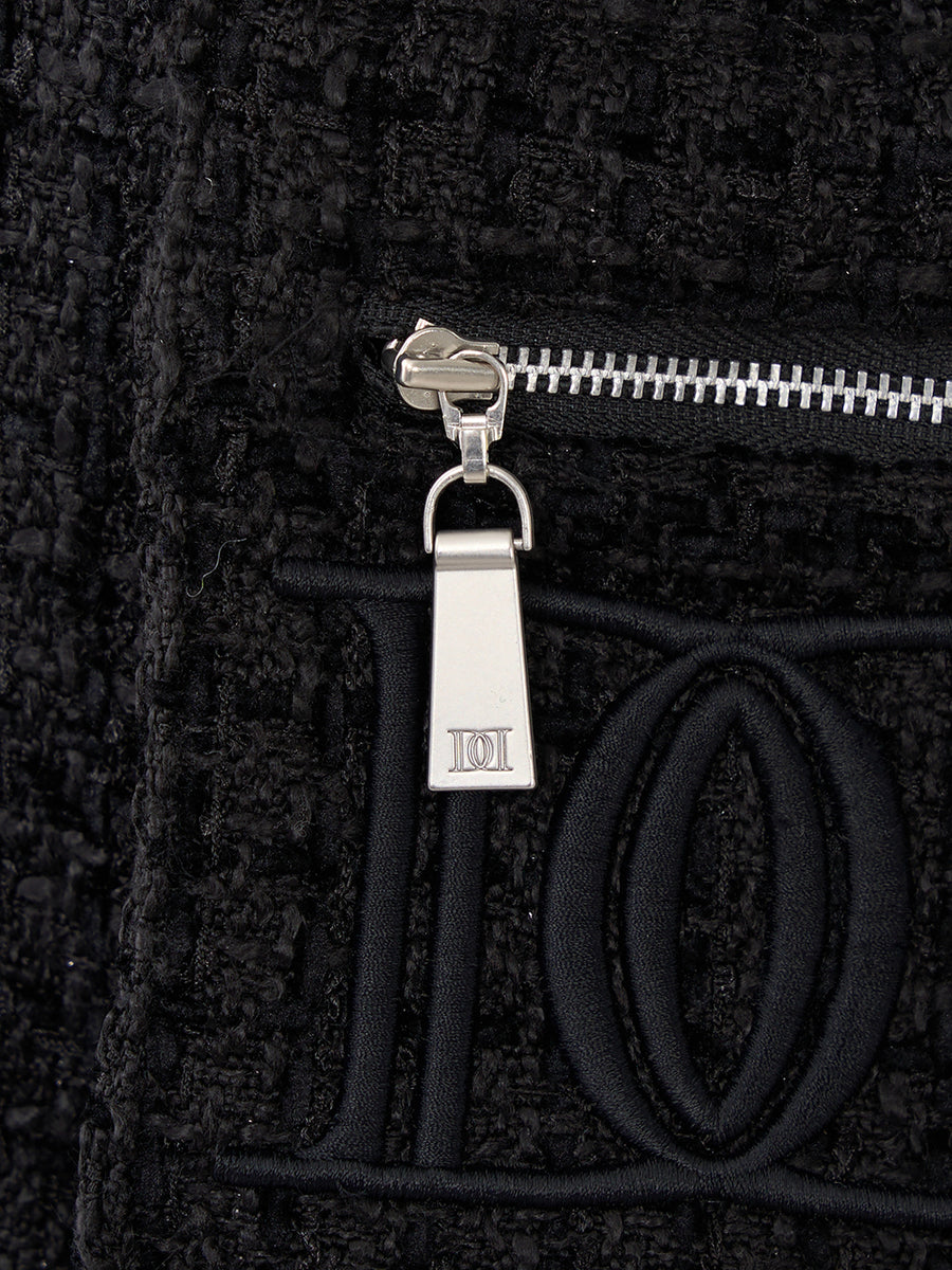 モデル：163cm（着用サイズ：FREE　着用カラー：BLK）