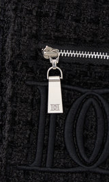 モデル：163cm（着用サイズ：FREE　着用カラー：BLK）