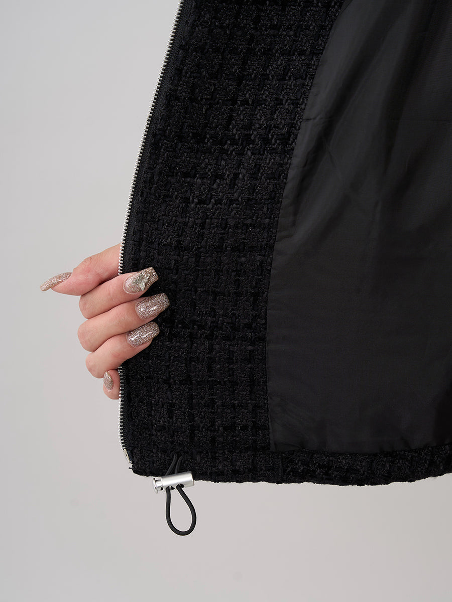 モデル：163cm（着用サイズ：FREE　着用カラー：BLK）