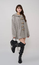 モデル：163cm（着用サイズ：FREE　着用カラー：GRY）