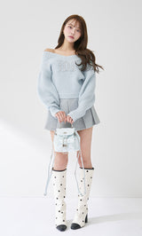 モデル：163cm（着用サイズ：FREE　着用カラー：SAX）