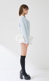 モデル：163cm（着用サイズ：FREE　着用カラー：SAX）