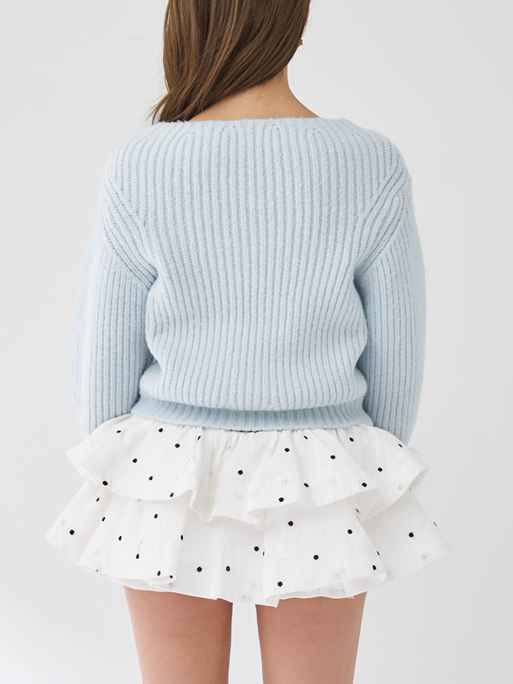 モデル：163cm（着用サイズ：FREE　着用カラー：SAX）