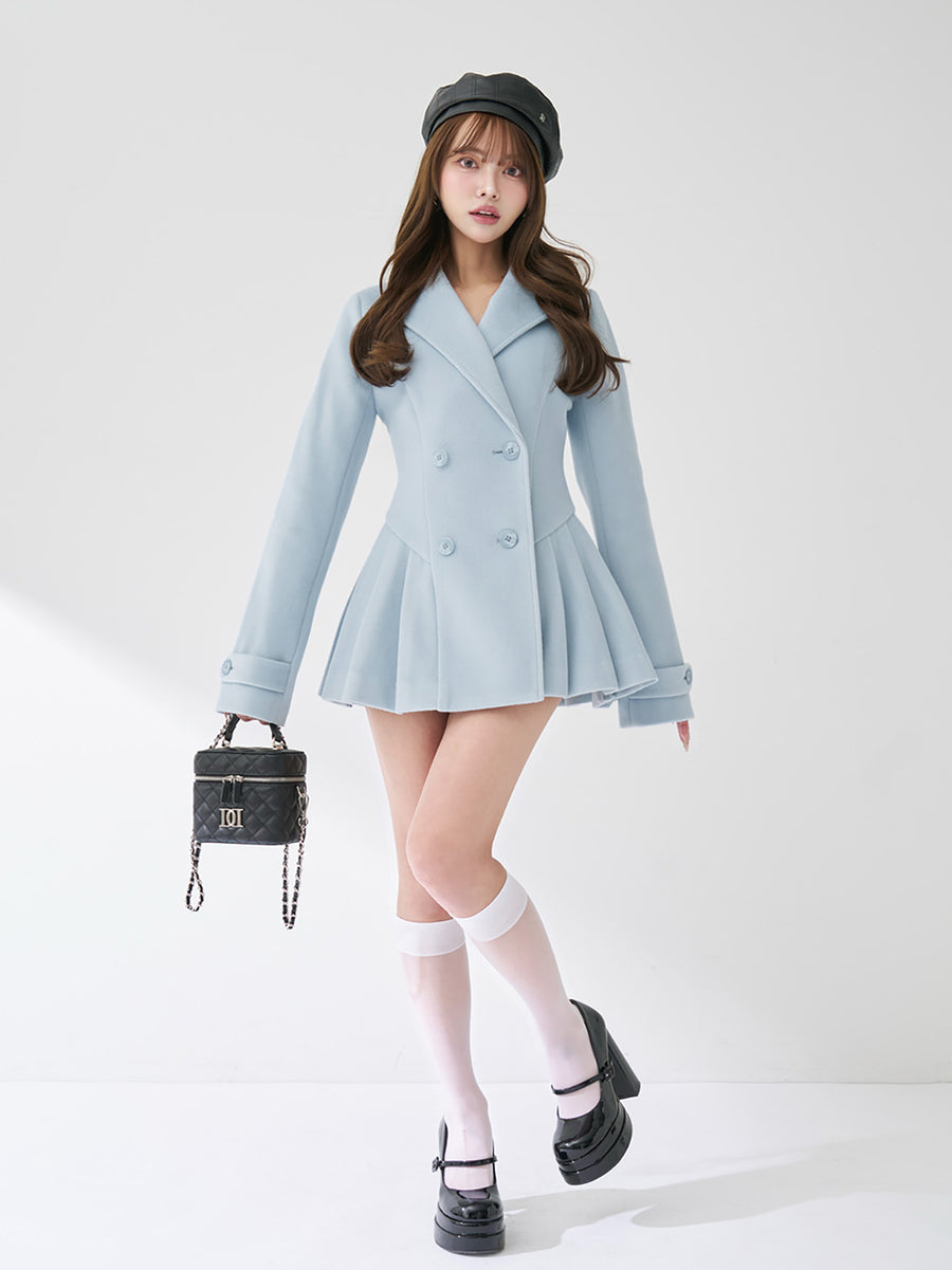 モデル：163cm（着用サイズ：FREE　着用カラー：SAX）