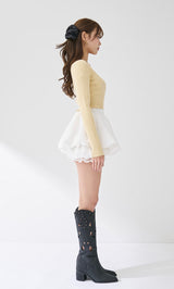 モデル：163cm（着用サイズ：FREE　着用カラー：WHT）