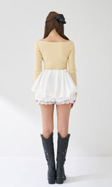 モデル：163cm（着用サイズ：FREE　着用カラー：WHT）