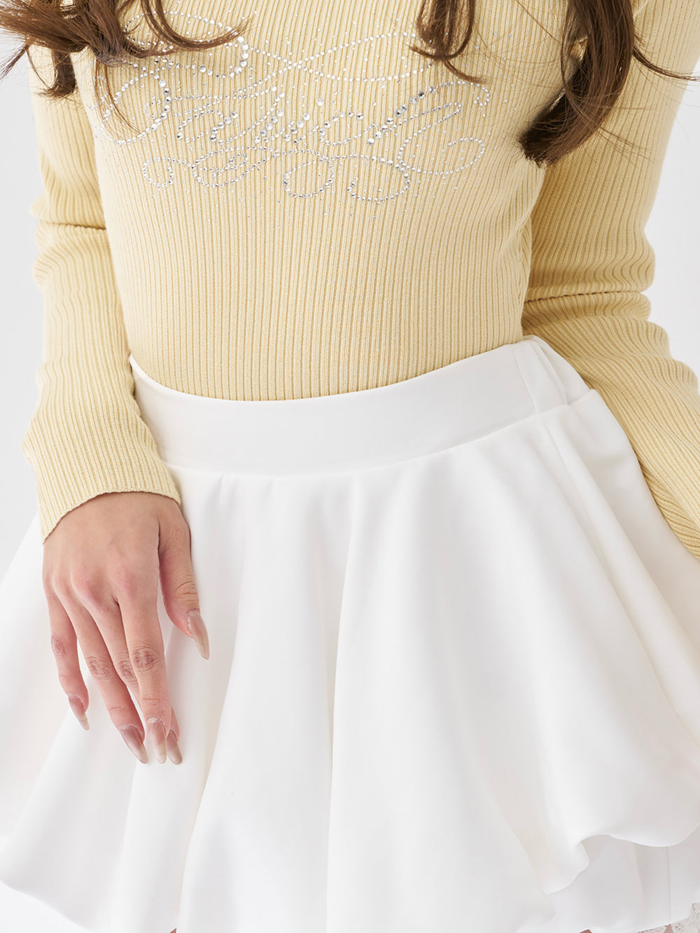 ボリュームバルーンミニスカート