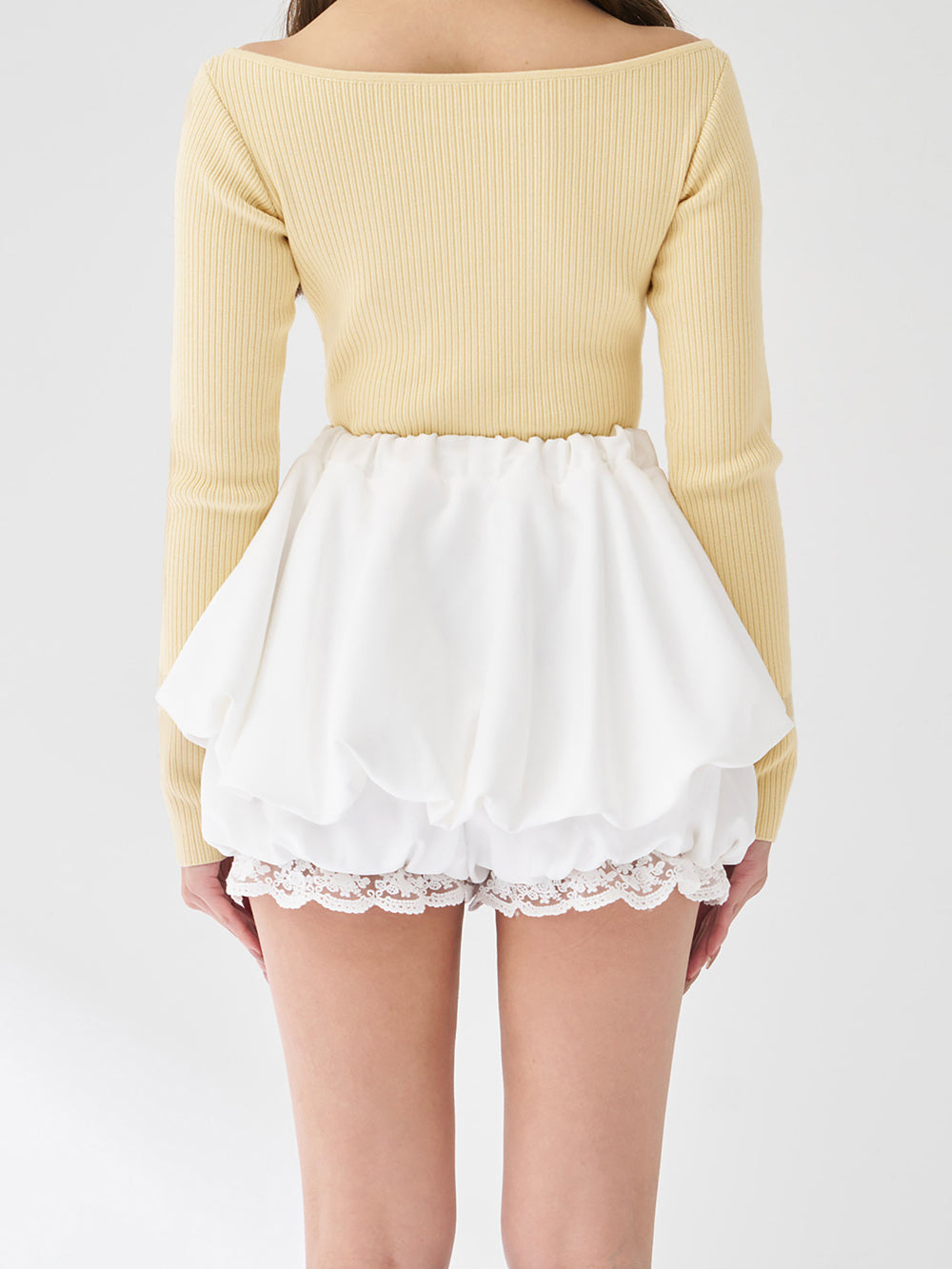 ボリュームバルーンミニスカート