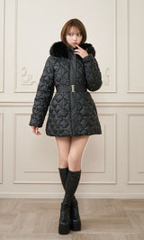 モデル：163cm（着用サイズ：S　着用カラー：BLK）
