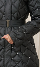 モデル：163cm（着用サイズ：S　着用カラー：BLK）