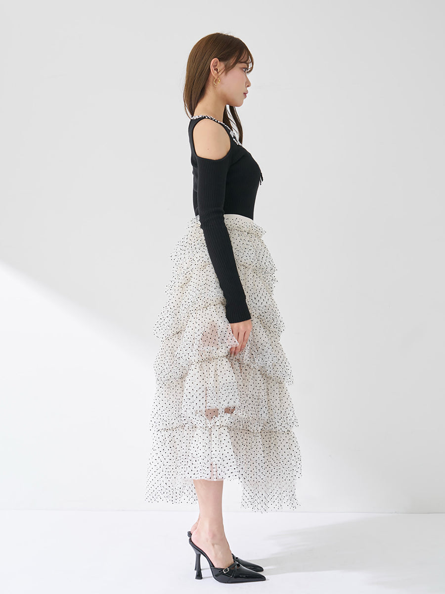 モデル：163cm（着用サイズ：FREE　着用カラー：WHT）