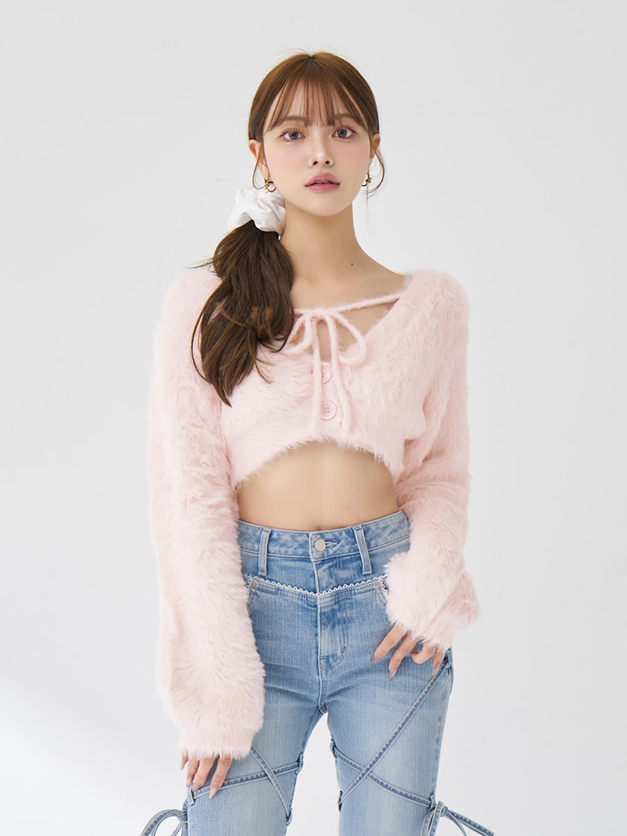 モデル：163cm（着用サイズ：FREE　着用カラー：IVO）