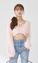 モデル：163cm（着用サイズ：FREE　着用カラー：IVO）