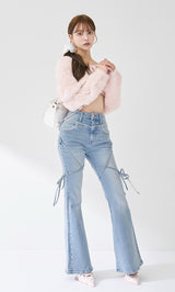 モデル：163cm（着用サイズ：FREE　着用カラー：IVO）