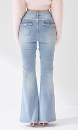 モデル：163cm（着用サイズ：S　着用カラー：I-BLU）