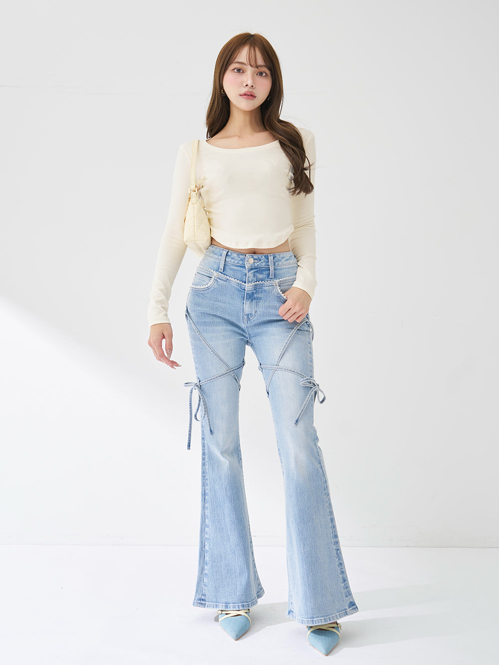 Darich♡ カーブシェイプシルエットロングTシャツ カーブシェイプシルエットロングTシャツ – Darich (ダーリッチ)