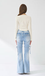 モデル：163cm（着用サイズ：FREE　着用カラー：WHT）