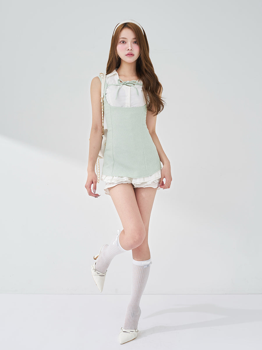 モデル：163cm（着用サイズ：FREE　着用カラー：MNT）