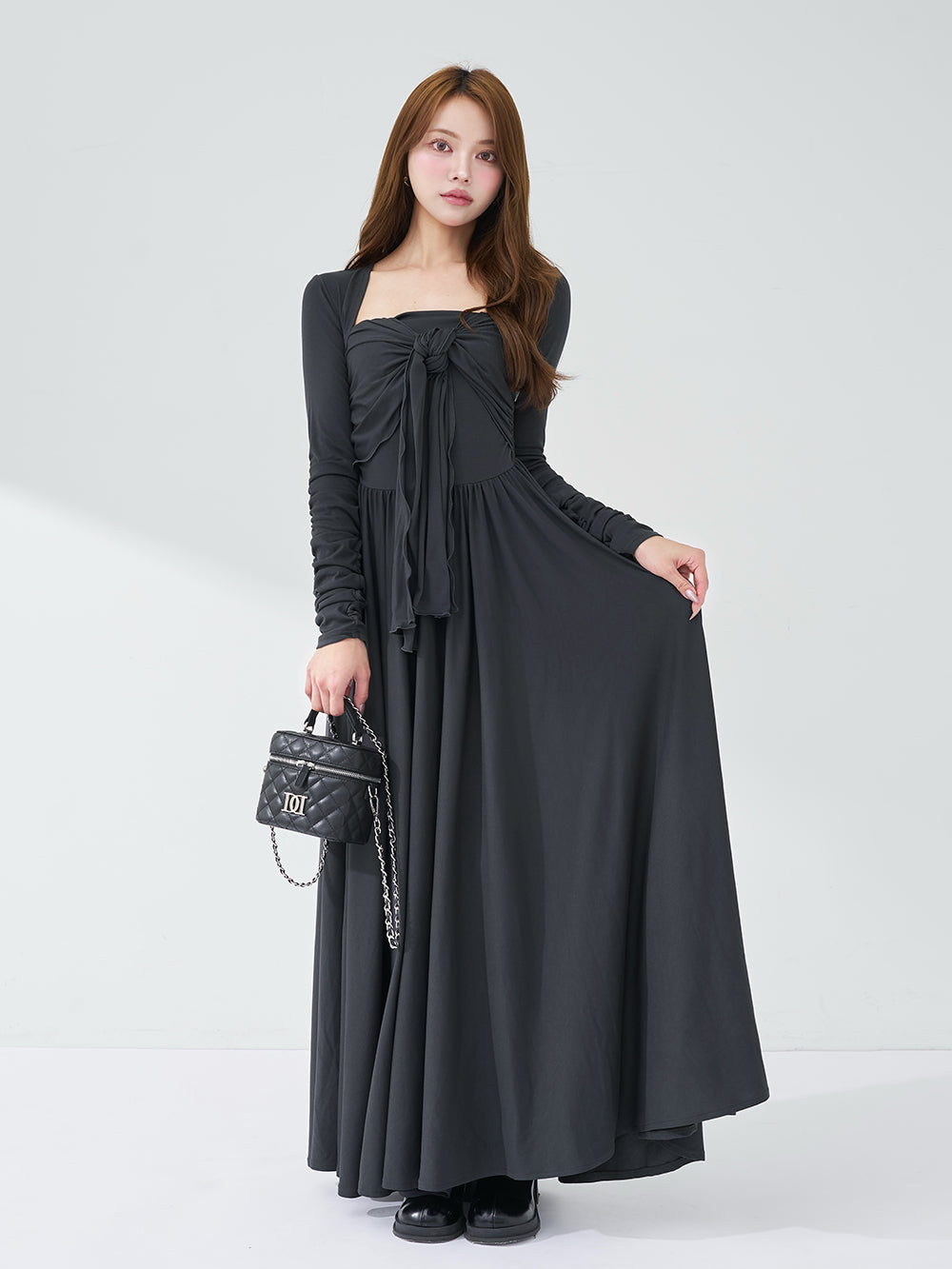 スムースカットセットロングワンピース – Darich